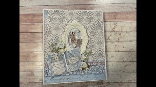 STAMPERIA WINTER TALES LARGE ALBUM PART 2 SHELLIE GEIGLE JS HOBBIES AND CRAFTS [upl. by Einuj]