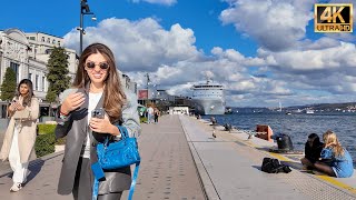 Exploring Galataport Istanbul Turkey  Cruise Port 4K Walking Tour [upl. by Theda]