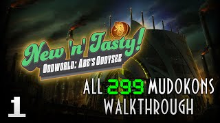 Oddworld New N Tasty  All 299 Mudokons  Part 1 [upl. by Nahs]