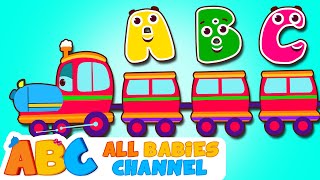 All Babies Channel  ABC Songs For Children  ABC Train Song  Nursery Rhymes [upl. by Correna]