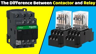 Why Electrician Not Use Relay in Power Circuit 🤔 Contactor vs Relay TheElectricalGuy [upl. by Joan879]