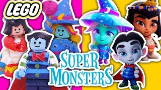 LEGO 🌙 Super Monstruos 🧙‍♀️ KATYA DRAC y CLEO 🧛‍♂️ Juguetes y Transformaciones Fantásticas [upl. by Wandis945]