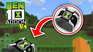 My BEN 10 Addon V4 download for Minecraft PE  Novo BEN 10 Addon [upl. by Athena]