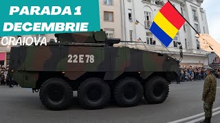 Parada Militara de 1 Decembrie 2023 din Craiova [upl. by Atiuqiram]