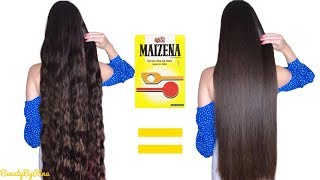 CABELLO LISO DE FORMA NATURAL CON MAIZENA FUNCIONA [upl. by Nodababus]