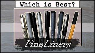 Which Fineliner is the BEST Of ALL  LETS FIND OUT [upl. by Renmus]