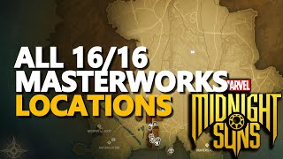 All Masterworks Marvels Midnight Suns Locations [upl. by Annayt]