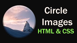 How to Create Circular Image in CSS HTML Website [upl. by Arimlede]