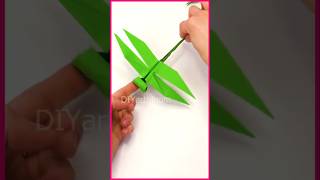 DIY Origami Dragonfly  How to Make a Paper Dragonfly StepbyStep [upl. by Salokin289]