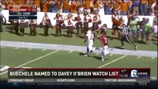 Buechele named to Davey Obrien watch list [upl. by Fabiolas735]