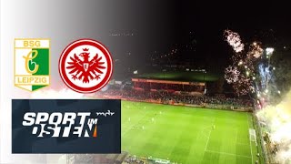 Chemie Leipzig  Eintracht Frankfurt Stimmungsvoller Test unter Freunden  Sport im Osten  MDR [upl. by Fenny]