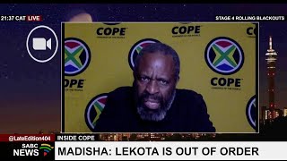 Madisha says Lekota is out of order [upl. by Suivatna]