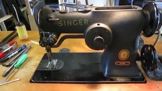 Singer 107W1 Needle Positioning Adjustment ZigZag [upl. by Elleiad49]