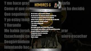 HOMBRES G TEMBLANDO [upl. by Eisset]