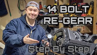 14 Bolt Axle Regear And Locker Install  JK 1 Ton Swap Video Series [upl. by Hpotsirhc478]