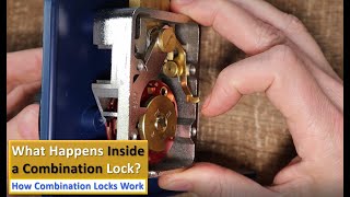 How Do Combination Locks Work We Get Inside a Safe Combination Lock [upl. by Yuu]