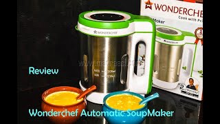 Wonderchef Automatic Soup Maker Review and Unboxing in Tamil English  Pumpkin Soup Recipe [upl. by Ytsenoh]