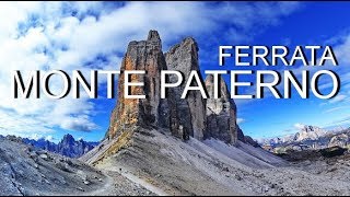 Monte PaternoPaternkofel  FerrataKlettersteig De LucaInnerkofler solo [upl. by Ahsenhoj]