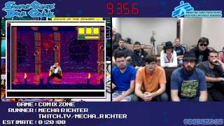 Comix Zone  SPEED RUN 02016 Live at SGDQ 2013 GEN [upl. by Sikko]