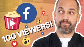 How To Get 100 Live Viewers On Facebook Live  Tutorial [upl. by Annodas799]