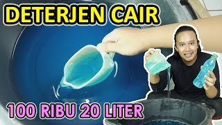 IDE USAHA DETERJEN CAIR  100 ribu bisa sampe 20 liter [upl. by Enela]