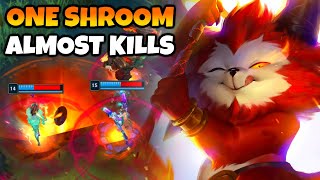 SHROOM BUILD TEEMO has NEVER BEEN BETTER 1 Shroom does over 1k EASILY [upl. by Nema]