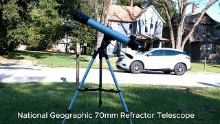 National Geographic 70mm Refractor Telescope Review [upl. by Tobie]