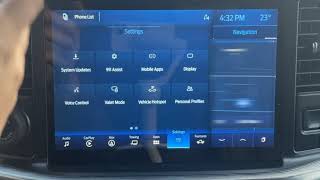 2021 Ford F150  Setting up Vehicle Hotspot [upl. by Socrates]