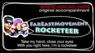 Far East Movement  Rocketeer Karaokeoriginal accompaniment  Instrumental  lyrics [upl. by Adina]