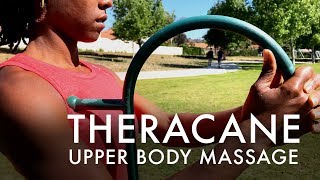 HOW TO USE A THERA CANE TO MASSAGE YOUR UPPER BODY [upl. by Tarabar225]