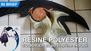 EN BREF  Stratification  résine polyester sur polystyrène extrudé [upl. by Araiet]