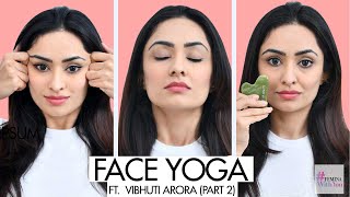 Face Yoga For Double Chin  How To Reduce Double Chin And Fine Lines  Part 2  FeminaWithYou [upl. by Sarkaria250]