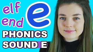 Phonics E SoundWords Phoneme [upl. by Tteirrah]