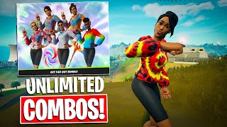 NEW GET FAR OUT BUNDLE  UNLIMITED COMBOS  Gameplay Before You Buy Fortnite Battle Royale [upl. by Eilama]