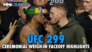 UFC 299 Full Fight Card Faceoffs From Miami [upl. by Akyre801]