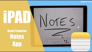 Notes App Tutorial  iPAD [upl. by Aivull]