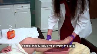 CNA ESSENTIAL SKILLS  Foot Care 637 [upl. by Wattenberg]