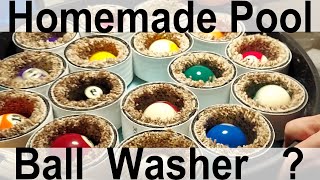 DIY Homemade Pool Ball Washer HowTo [upl. by Anilrats]