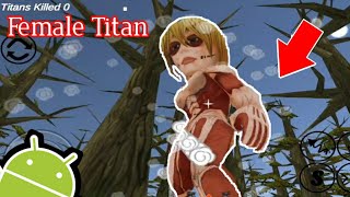 Attack On Titan Android Game v21 Download Now [upl. by Ronna303]