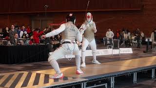 FINAL BOUT  XU JIA BAO Bowen vs YU Jason CANADA CUP 2 – Cadet Mens Foil January 19 2024 [upl. by Radnaskela]