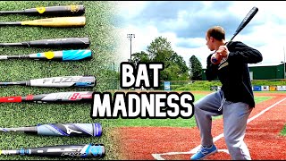 2PIECE HYBRID BAT MADNESS  Round 1  Quest for the Best Hybrid BBCOR Baseball Bat [upl. by Blythe]