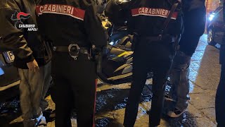 Napoli movida sorvegliata task force dei Carabinieri tra i baretti di Chiaia [upl. by Sension821]