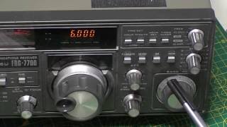 Yaesu FRG7700 HF receiver troubleshooting Part 1 [upl. by Lipkin]