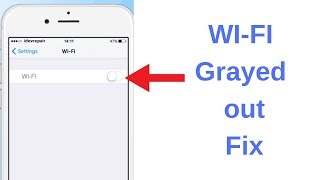 iPhone 66plus wifi Grayed out solutioniphone 6 wifi not working after chip replace [upl. by Estell416]