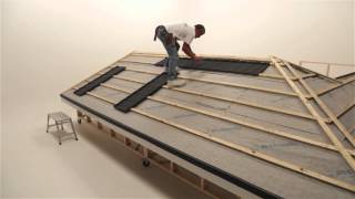 Fixing  Installing Lightweight Roofing Tiling Slate [upl. by Ettenawtna]