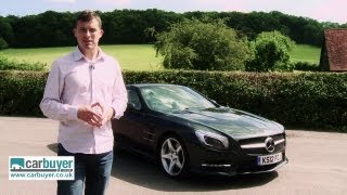 Mercedes SLClass convertible review  CarBuyer [upl. by Anialad]