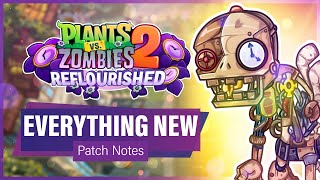 Everything New in PvZ2 Reflourished STEAM AGES PART 2 PATCH NOTES  PvZ 2 Reflourished v120 [upl. by Hgielar995]