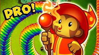 PRO Wizard Monkey Gameplay BTD Battles [upl. by Micheal]