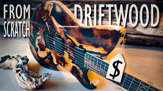 Most Expensive Guitar Ive Made  From Driftwood to HighEnd Build [upl. by Gerius264]