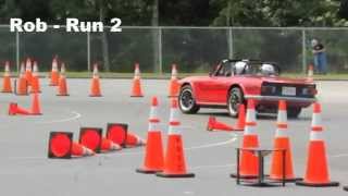 Triumph Tr6 VTR Autocross and Hillclimb [upl. by Ardnuahc]